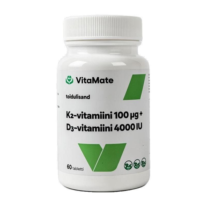 K2-vitamiin 100 μg + D3-vitamiin 4000 IU