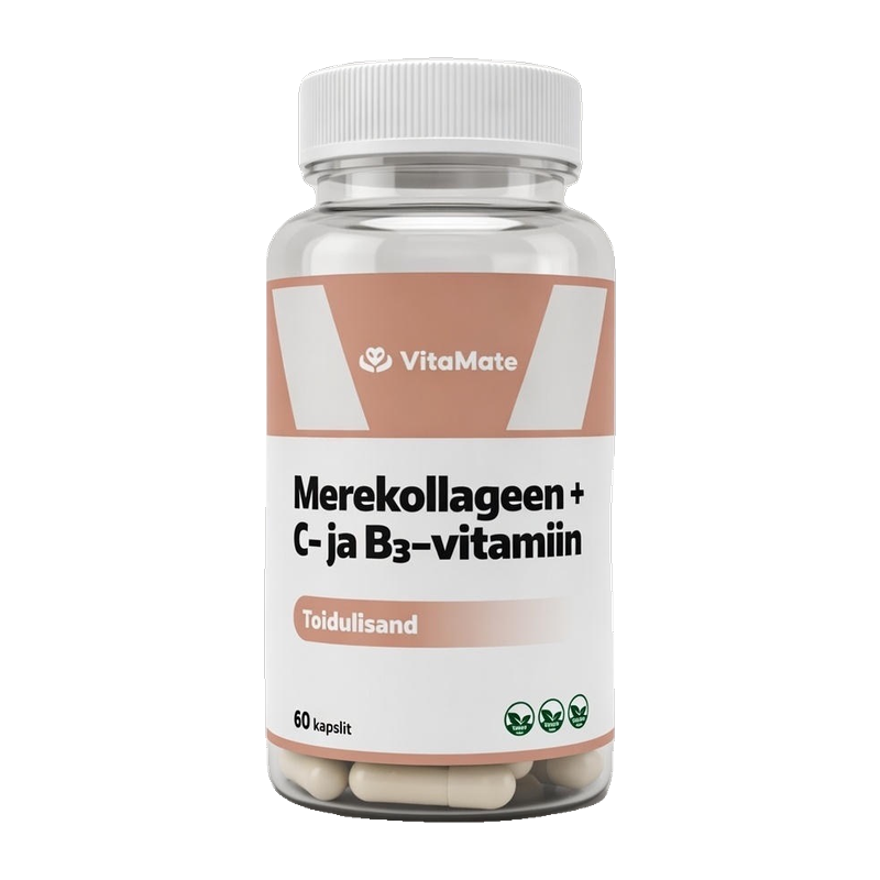 Merekollageen + C- ja B3-vitamiin